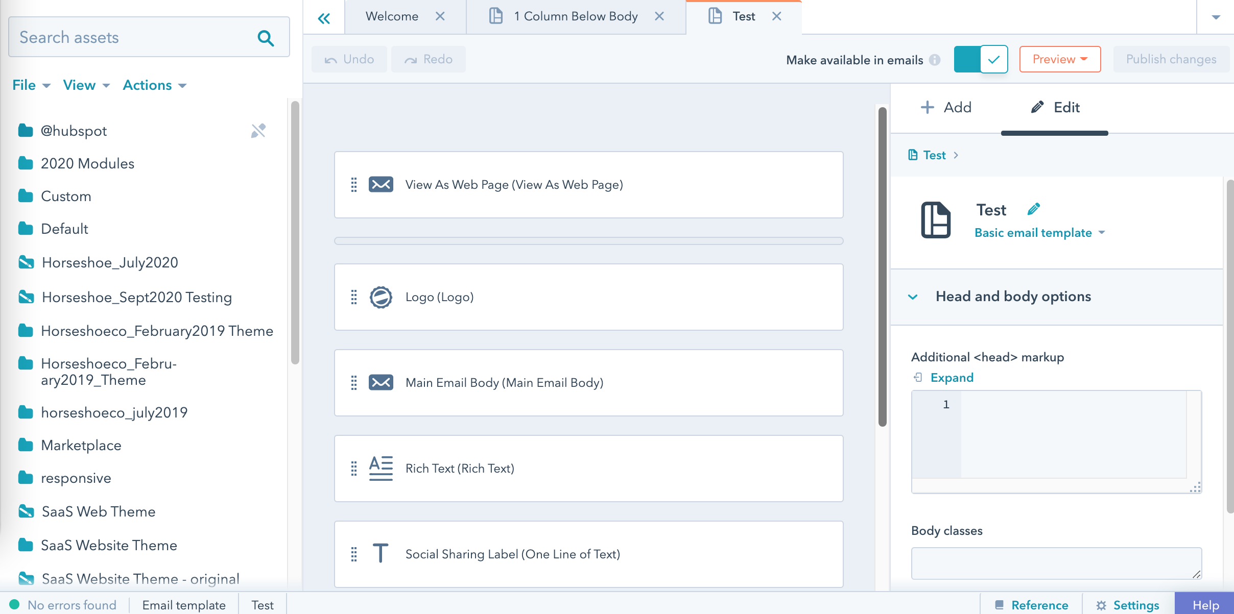 HubSpot Email Classic Editor Vs. DragandDrop